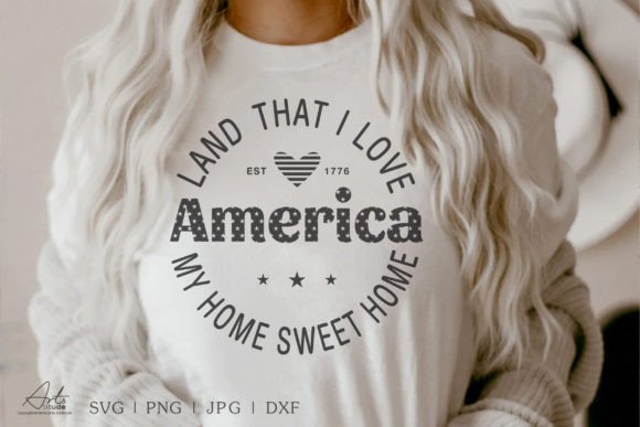 4th of July SVG, America Home Sweet Home: A Strategic Asset for Creative Workflows