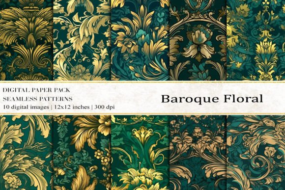 Baroque Emerald Floral Digital Papers: A Practical Guide to Integration and Workflow