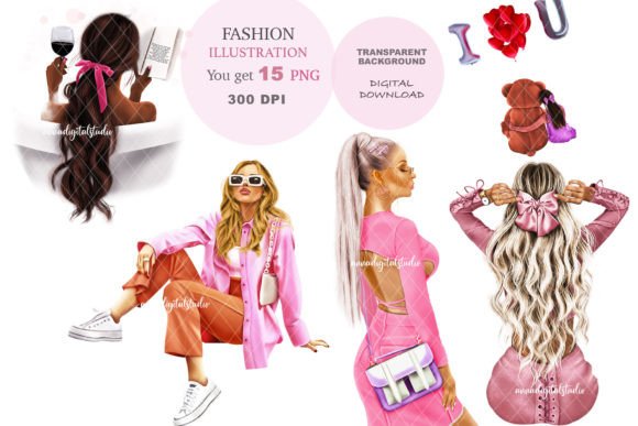 Fashion Girl Clipart, 15 Transparent PN: A Practical Guide for Creators