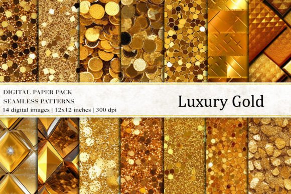 Luxury Gold Digital Papers: Elevating Your Creative Projects with AI-Generated Elegance